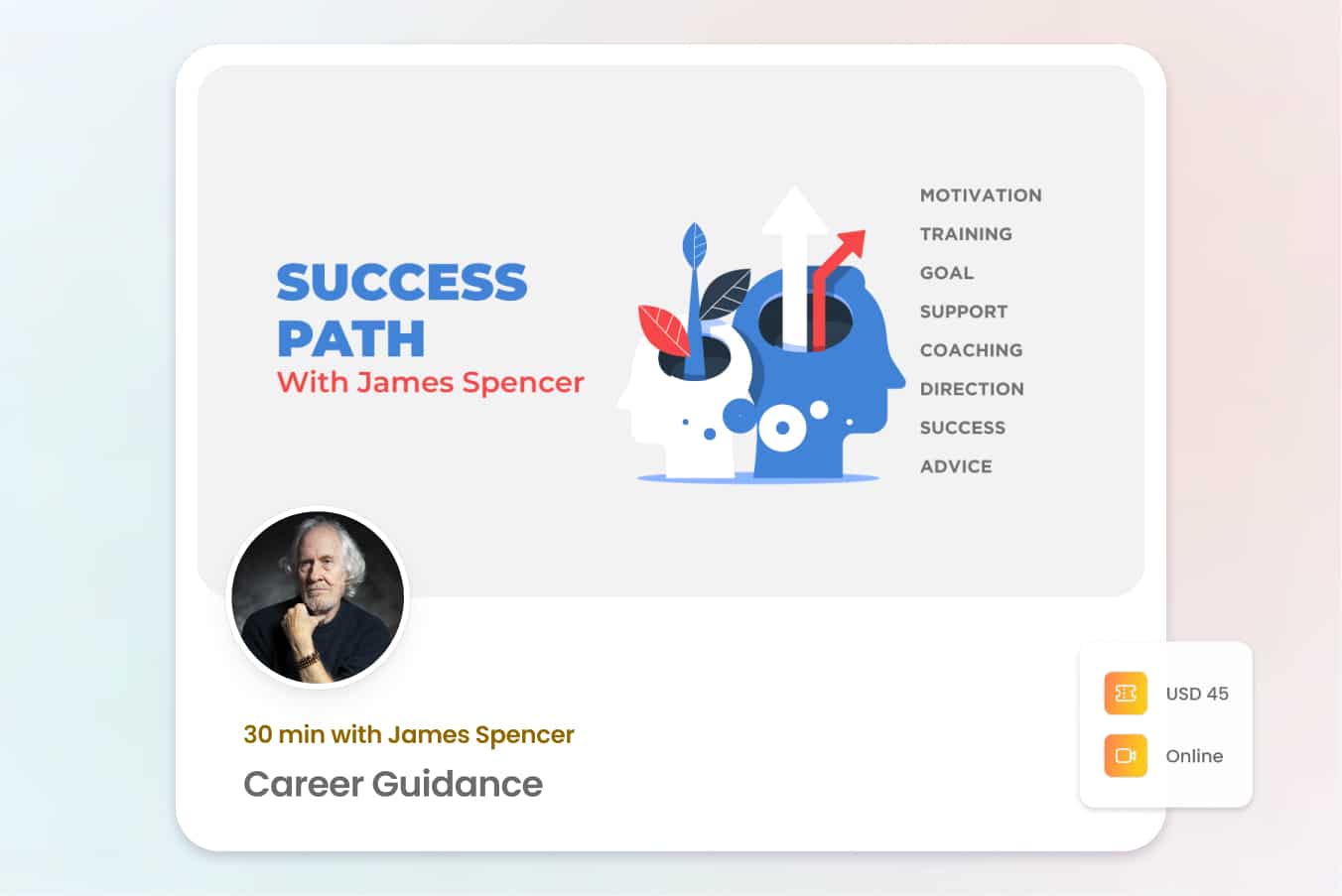 sample online coaching landing page