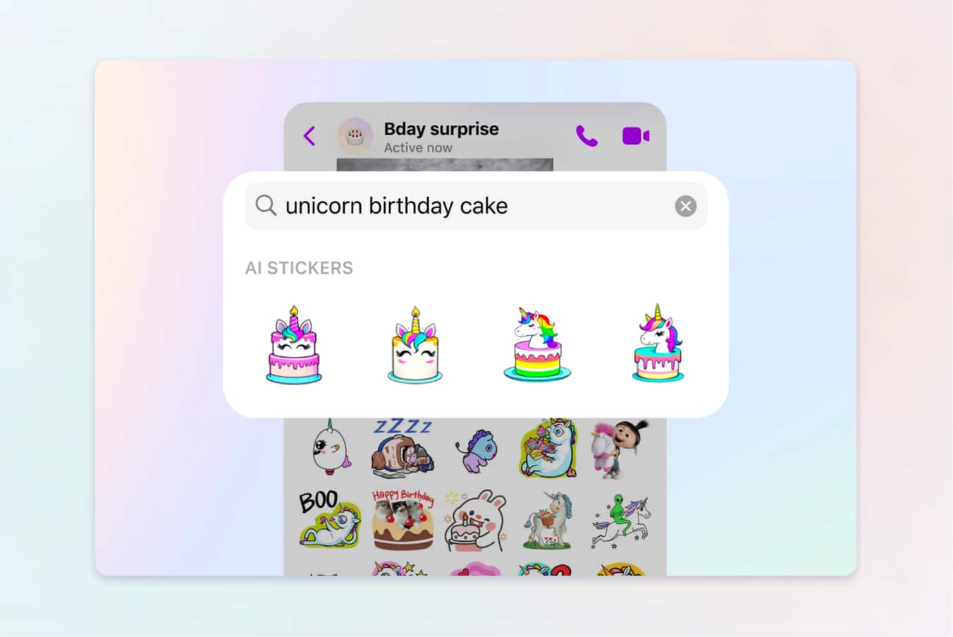personalized stickers on whatsapp chats as ai update