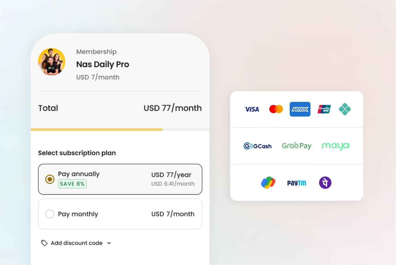 nas.com checkout page
