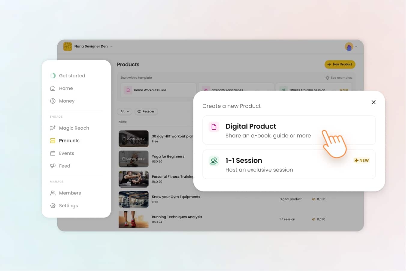 sell digital products on nas.com