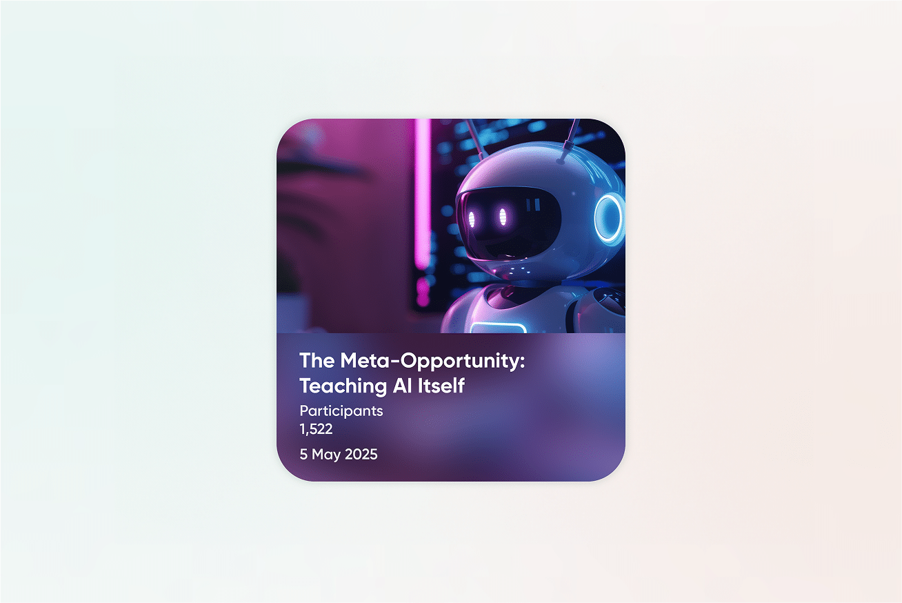 The Meta-Opportunity: Teaching AI Itself