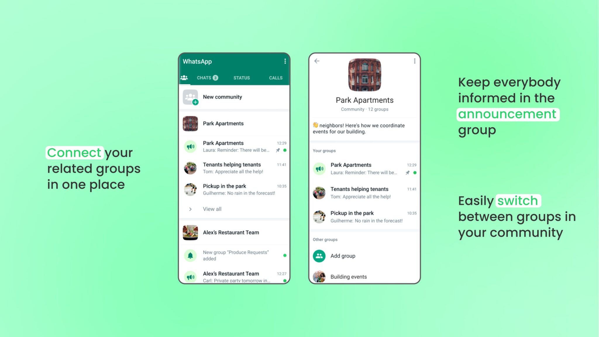 WhatsApp Communities summary