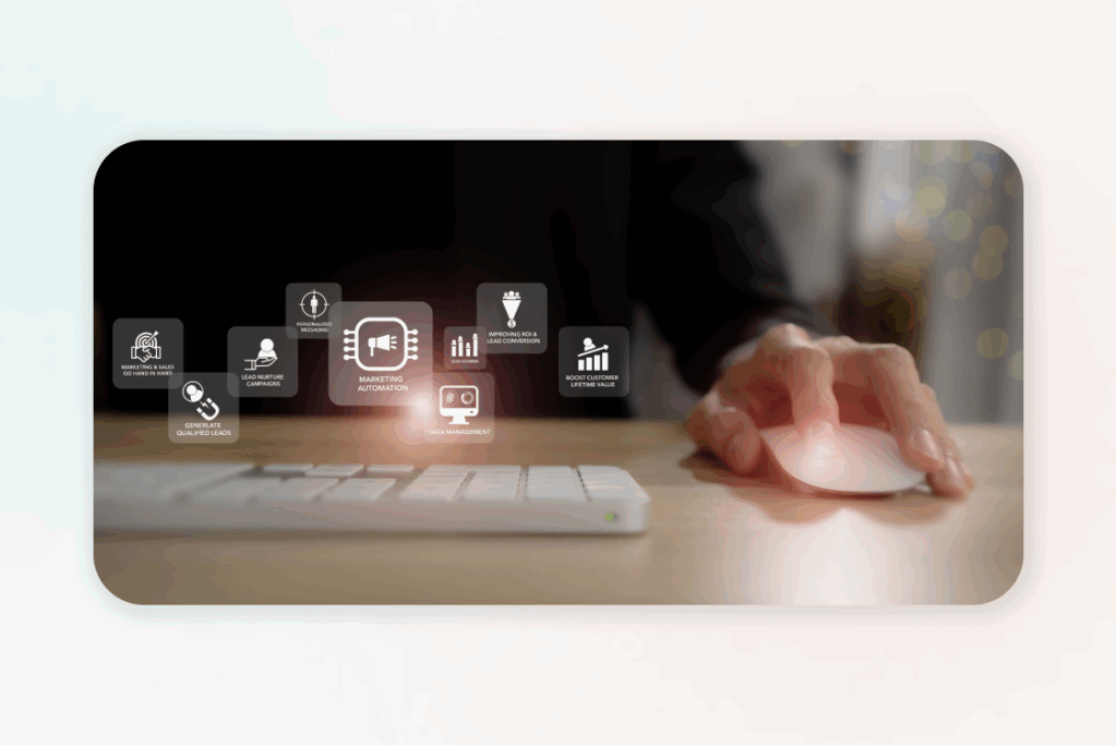 A line of digital products to choose from.