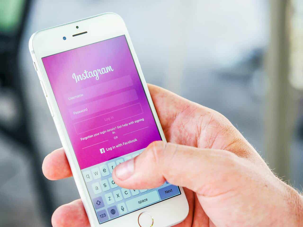 Instagram app interface displayed on mobile device showing social media engagement