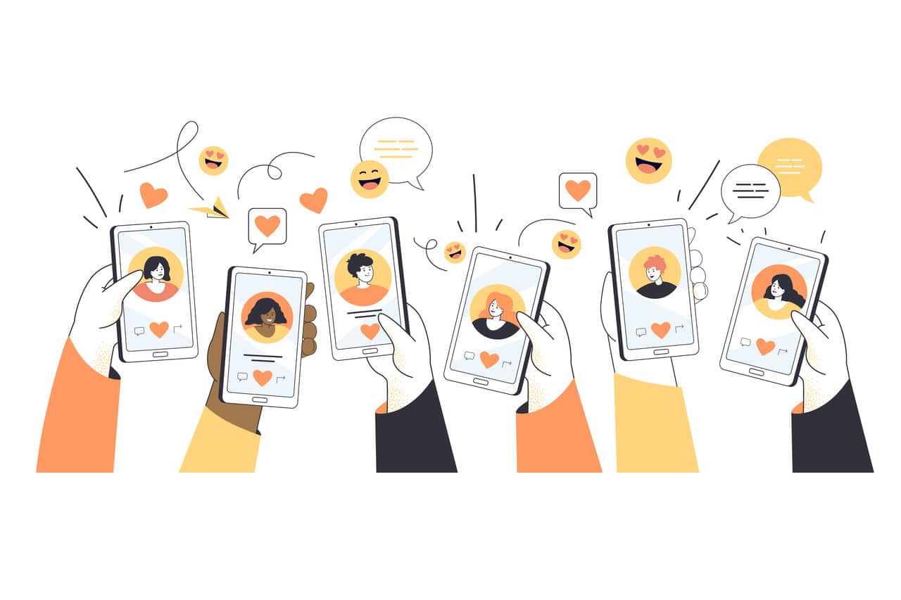 Instagram community engagement and interaction between followers