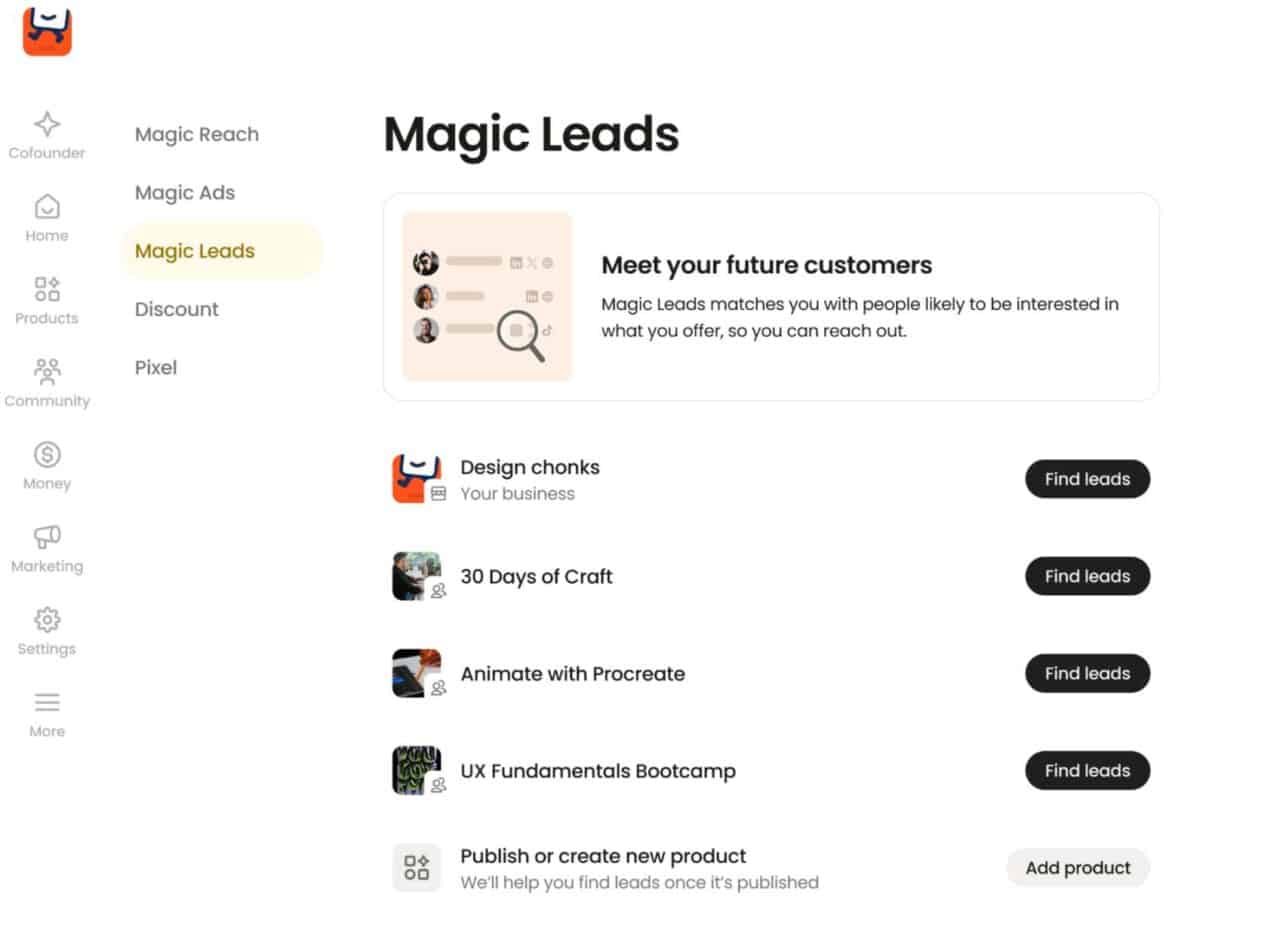 Finding leads with Nas.com platform and Magic Leads feature