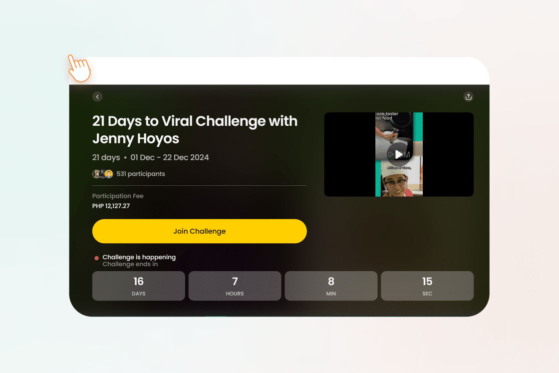 Jenny Hoyos 21 days challenge success story