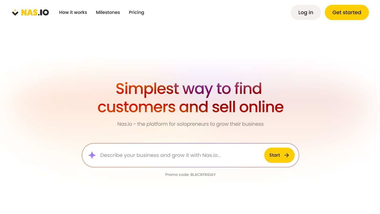 Screenshot of Nas.com website