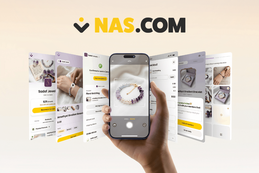 Nas.com AI-powered ecommerce platform for solo sellers