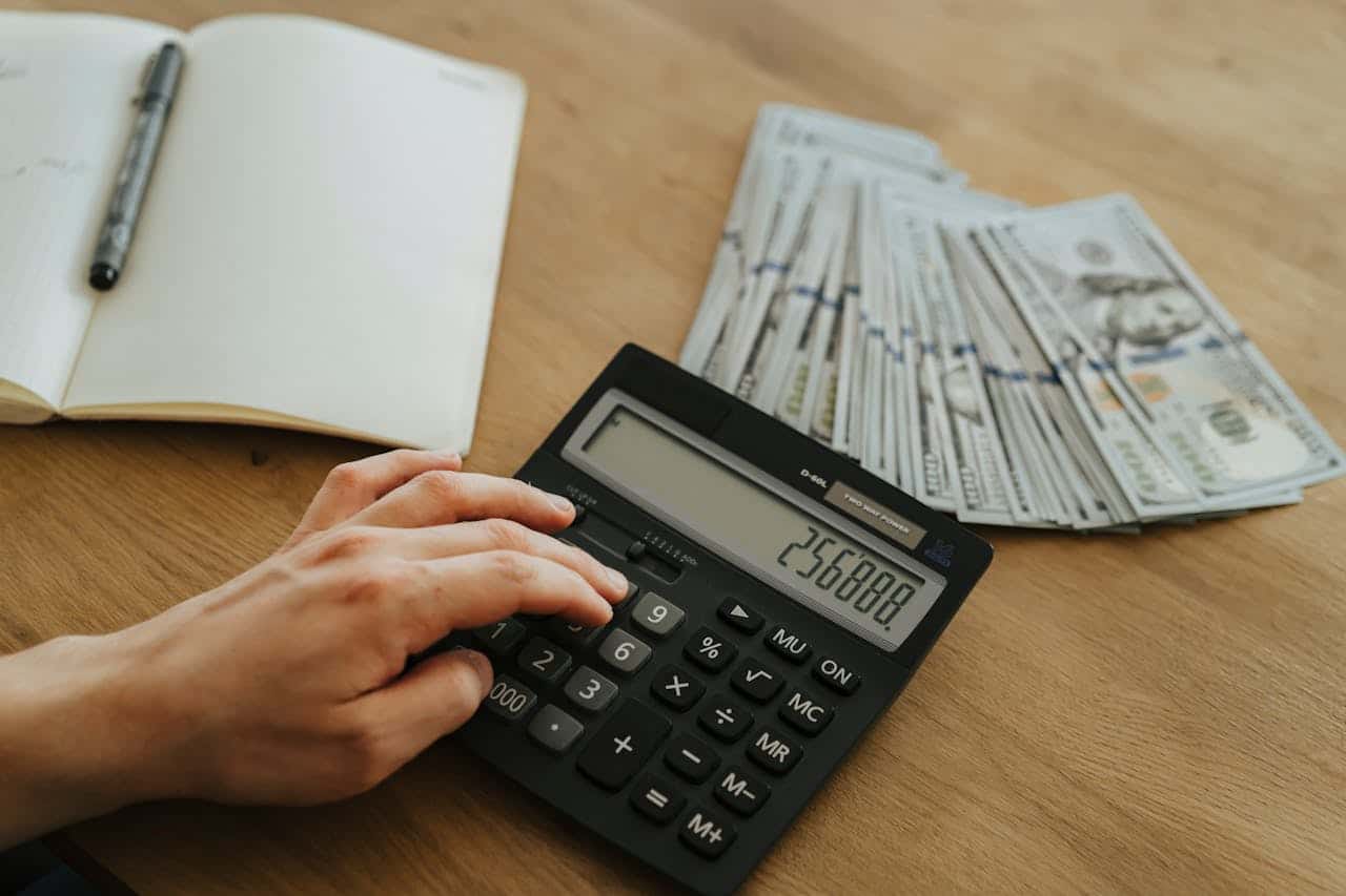 Small business owner managing social media scheduling tools